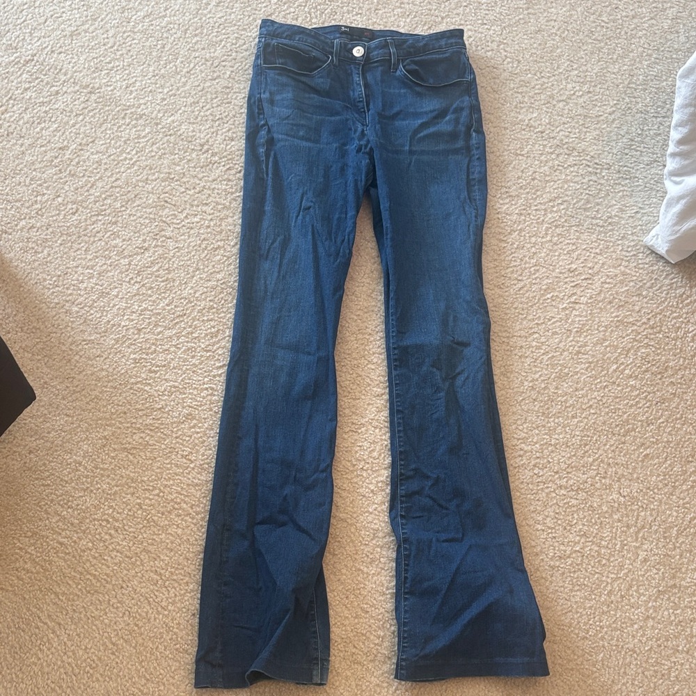 3x1 Dark Blue Flare Women's Jeans